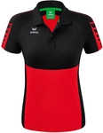 erima Six Wings Poloshirt Damen rot/schwarz 38