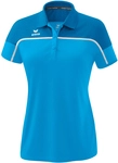 erima Change Poloshirt Damen curacao/mykonos/wei&szlig; 34