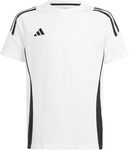 adidas Tiro 24 Sweat Fu&szlig;ball-Trainingsshirt Kinder IR9358 - white/black 140