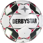 DERBYSTAR Tempo APS Spielball Fu&szlig;ball wei&szlig;/pink/schwarz 5