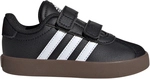 adidas VL Court 3.0 Sneaker Kinder ID9156 - core black/cloud white/core black 25
