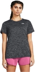 UNDER ARMOUR Tech Twist T-Shirt Damen 001 - black/white L