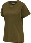 hummel hmlRED Basic T-Shirt Damen dark olive XS