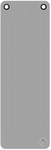 TRENDY SPORT ProfiGymMat Professional 180x60cm Grau 1,0 cm mit &Ouml;sen