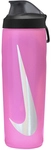 NIKE Refuel Bottle Locking Lid Trinkflasche 709ml 637 - pink spell/black/silver