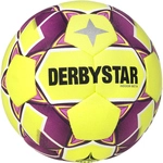 DERBYSTAR Indoor Beta Hallenfu&szlig;ball gelb/lila 5