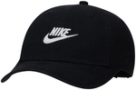 NIKE Club Futura Wash Cap Kinder 010 - black/white