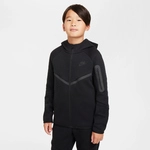 NIKE Sportswear Tech Fleece Kapuzenjacke Jungen 010 - black/black/black S (128-137
