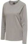 hummel hmlRED Basic Langarmshirt Damen grey melange XS
