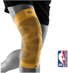 BAUERFEIND SPORTS NBA Kompressions-Kniebandage Gelb, Los Angeles Lakers M