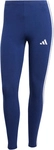adidas Essentials 3-Streifen Baumwoll Leggings Damen JE0067 - dark blue/white XXL