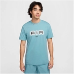 NIKE Sportswear Swoosh Air Graphic T-Shirt Herren 464 - denim turq/black S