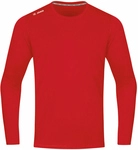JAKO Run 2.0 langarm Laufshirt sportrot 3XL
