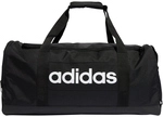 adidas Linear Duffel Trainingstasche M (39 Liter) JD9555 - black/black/white