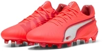 PUMA King Ultimate FG/AG Fu&szlig;ballschuhe 01 - glowing red/puma white/red fire 44