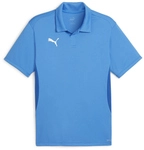 PUMA teamGOAL Poloshirt Herren 02 - electric blue lemonade/puma white/puma team royal