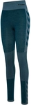 hummel hmlCLEA Seamless Mid-Waist Leggings Damen 6301 - dark sea XS