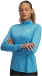 UNDER ARMOUR Tech Twist 1/2-Zip Sportshirt Damen 452 - ether blue/midnight navy/white
