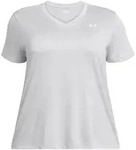 UNDER ARMOUR Tech Twist T-Shirt Damen 014 - halo gray/white/white 1X