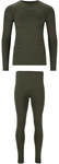Whistler Pree Seamless Unterw&auml;sche-Set Herren 1071 - black ink S/M