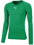 PUMA LIGA Baselayer langarm Funktionsshirt Herren 05 - pepper green M