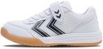 hummel Multiplay Flex VC Hallenschuhe mit Klettverschluss Kinder 9124 - white/black