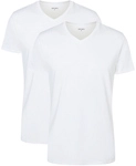 2er Pack camano Men comfort BCI cotton V-Neck T-shirt 1000 - white S