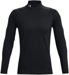 UNDER ARMOUR ColdGear Fitted Mock Sportshirt Herren 001 - black/white 3XL