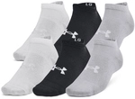 6er Pack UNDER ARMOUR Essential Low Cut Socken 002 - black/black/halo gray L