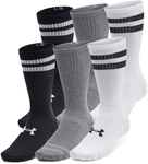 6er Pack UNDER ARMOUR Essential Crew Socken 101 - white/white/black L (42-47.5)