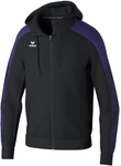 erima EVO STAR Kapuzen-Trainingsjacke Kinder schwarz/ultra violet 116