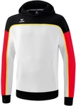 erima Change Hoodie Kinder wei&szlig;/schwarz/rot 128