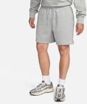NIKE Club French Terry Shorts Herren 063 - dk grey heather/lt smoke grey/white S