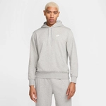 NIKE Club French Terry Hoodie Herren 063 - dk grey heather/lt smoke grey/white XL