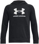UNDER ARMOUR Rival Fleece Big Logo Hoodie Jungen 001 - black/white M (137-149...