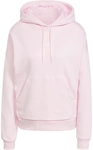 adidas Essentials Small Logo Feelcozy Hoodie Damen JN1856 - clear pink/white S