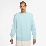 NIKE Sportswear Club Fleece Crew Sweatshirt Herren 474 - glacier blue/white XXL