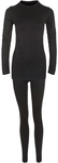 Whistler Mall Seamless Unterw&auml;sche-Set Damen 1001 - black L/XL