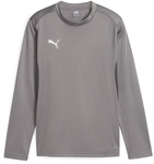 PUMA teamGOAL Trainings-Sweatshirt Jungen 13 - cast iron/puma white/shadow gray 116