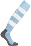 uhlsport Team Pro Essential Stripe Stutzenstr&uuml;mpfe skyblau/wei&szlig; 29-32