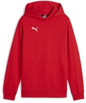 PUMA teamGOAL Casuals Hoodie Jungen 01 - PUMA red/PUMA white 140