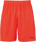 uhlsport Center II Shorts ohne Innenslip fluo rot/schwarz 116