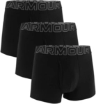 3er Pack UNDER ARMOUR Performance Cotton Solid 3" Boxershorts Herren 001 - black S