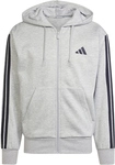adidas Essentials 3-Streifen Sweatjacke Herren JD1865 - medium grey heather/black XL