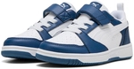 PUMA Rebound V6 Lo AC+ Sneaker mit Klettverschluss Kinder 21 - clyde royal-puma white