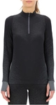 UYN Exceleration langarm Laufshirt Damen black/cloud L