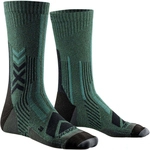 X-SOCKS Hike Perform Merino Crew Wandersocken E014 - dark sage/black 45-47