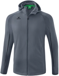 erima Liga Star Trainingsjacke mit Kapuze Kinder slate grey/schwarz 104