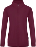JAKO Doubletex Sweatjacke Damen maroon 48