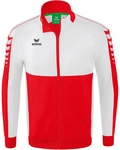 erima Six Wings Worker Trainingsjacke rot/wei&szlig; 116